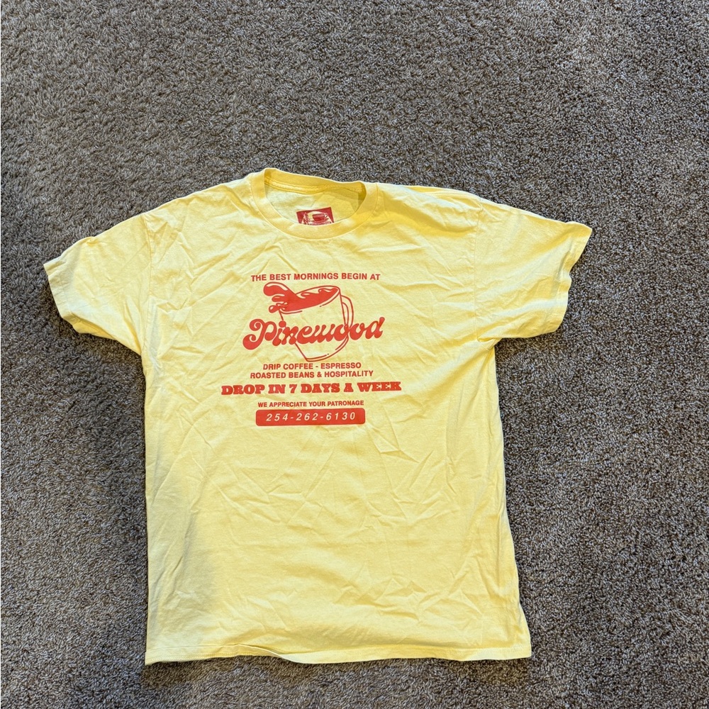 Vintage Yellow Pinewood Graphic T-Shirt